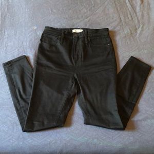 Madewell Size 28 Curvy High Rise Skinny Black Jeans